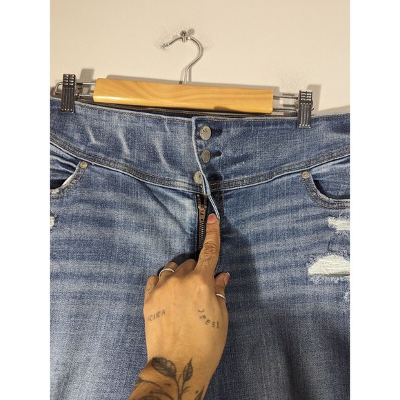 Lane Bryant High Waist Flex Magic Waistband Leggings Jeans Women Size 16 - Picture 4 of 7